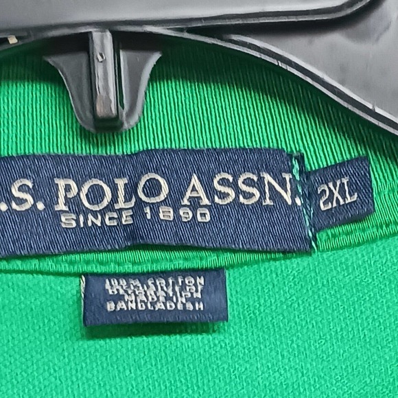 U.S. Polo Assn. Men's Short Sleeve Polo Green Color Size‎ 2XL - Picture 7 of 11